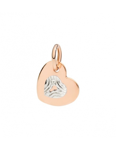 copy of CUORE GRANDE ORO ROSA 9KT 1DIAMANTI BLACK