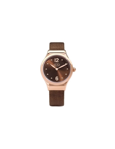 OROLOGIO PICCOLO CINTURINO GROS MARRONE