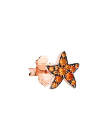 ORECCHINO STELLINA ZAFFIRI ORANGE