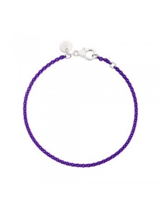 BRACCIALE IN ARGENTO VIOLA