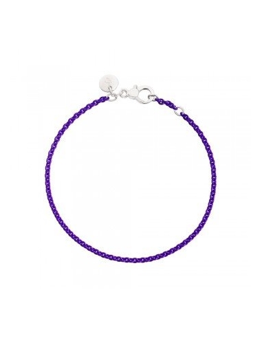 BRACCIALE IN ARGENTO VIOLA