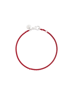 BRACCIALE IN ARGENTO ROSSO
