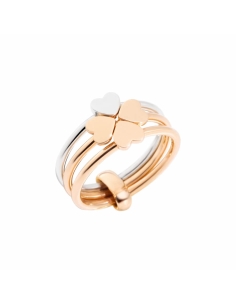 ANELLO 4 CUORI QUADRIFOGLIO