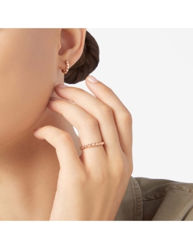 Anello Granelli in oro rosa