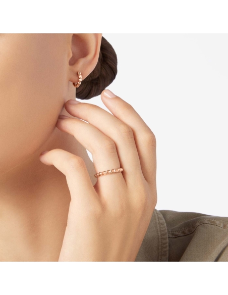 Anello Granelli in oro rosa