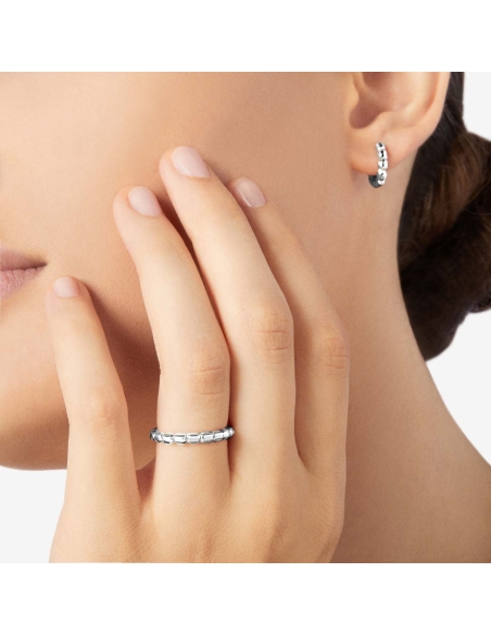 Anello Granelli in argento