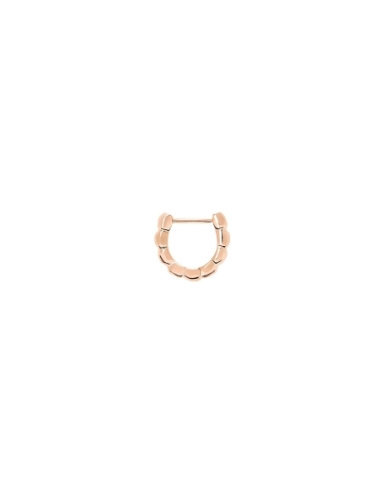 Orecchino Granelli oro rosa - mezzo paio