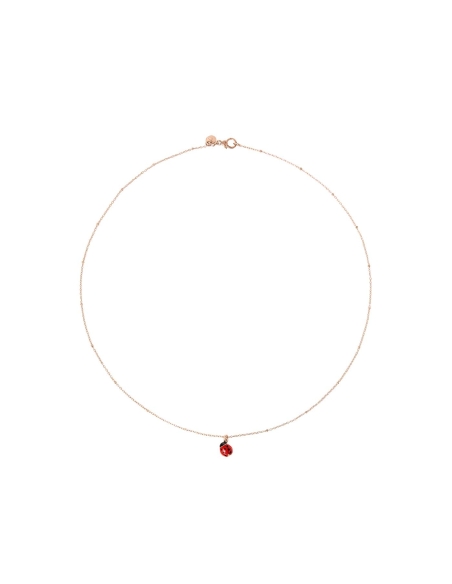 Collana con ciondolo coccinella modello mini