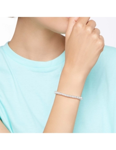 Bracciale Rondelle argento con catena... Bracciale Rondelle argento con catena...