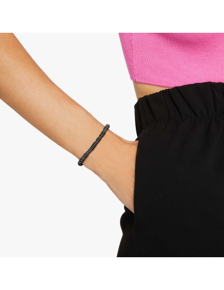 Bracciale Rondelle titanio con catena e anello brisè