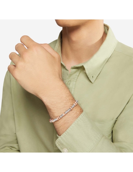 Bracciale Rondelle classiche bold catena e anello brisè