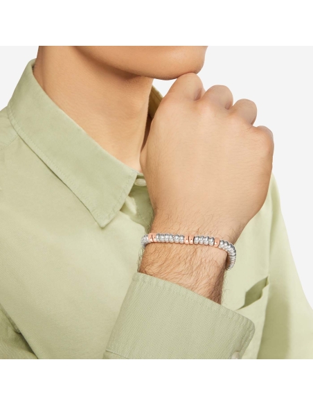 Bracciale Rondelle bold con catena e anello brisé