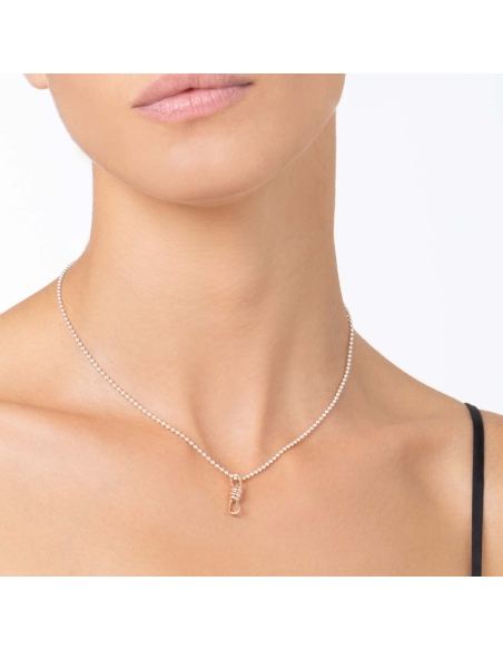 Pendente Nodo in oro rosa