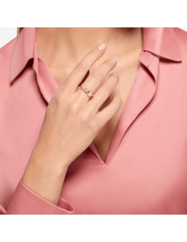 Anello Nodo con diamante bianco