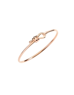 Bracciale bangle Nodo oro rosa