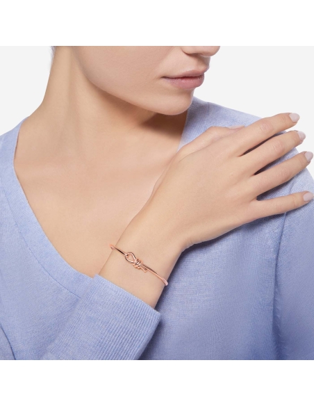 Bracciale bangle Nodo oro rosa