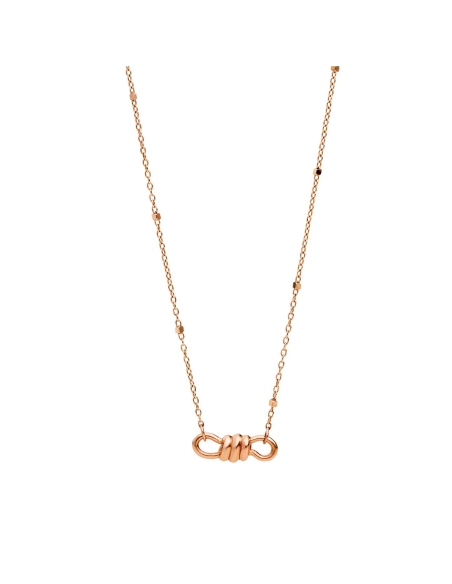 Collana con pendente Nodo e piastrina