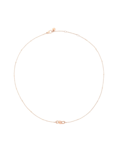 Collana con pendente Nodo e piastrina