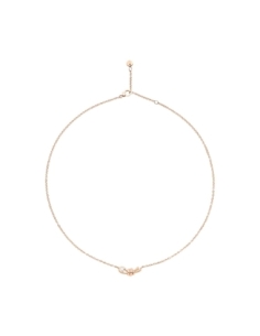 Collana Nodo con diamante e...