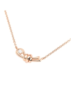 Collana Nodo con diamante e... 2