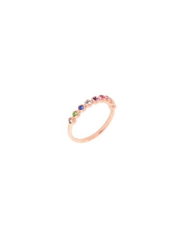 Anello Bollicine con pietre preziose
