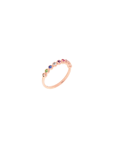 Anello Bollicine con pietre preziose