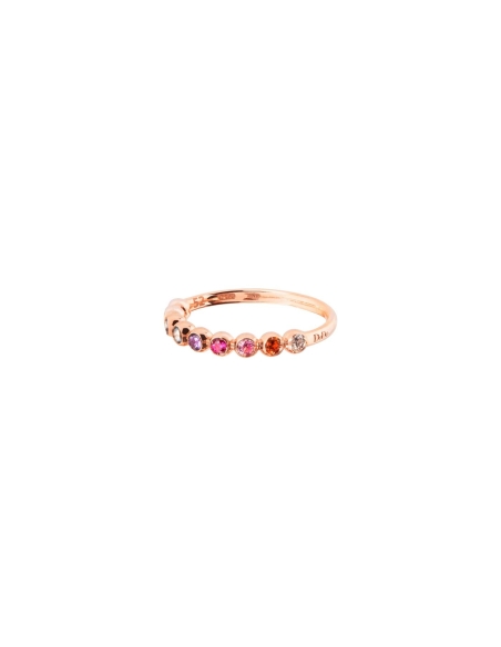 Anello Bollicine con pietre preziose