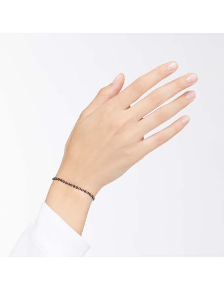 Bracciale Bollicine con piastrine oro rosa