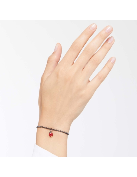 Bracciale Bollicine con piastrine oro rosa