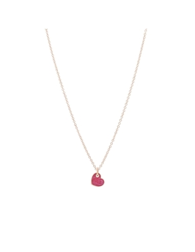 Ciondolo Cuore effetto madre perla...