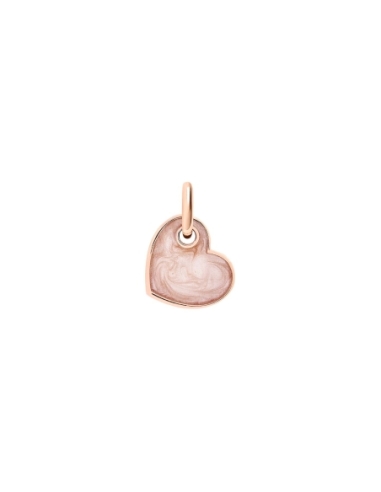 Ciondolo Cuore effetto madre perla modello piccolo