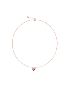 Collana Cuore con 1 rubino...