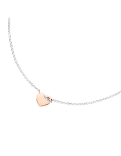 Collana Cuore con catena e... 2