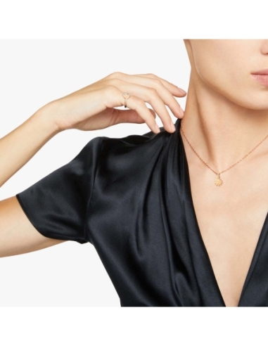 Ciondolo sole in oro rosa e 12...