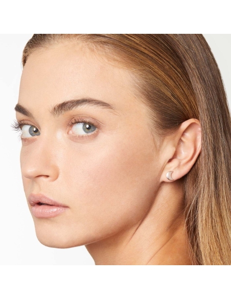 Orecchino stud luna - mezzo paio