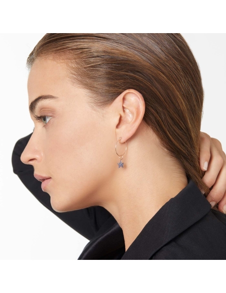 Ciondolo Stellina in oro e zaffiri blu pastel