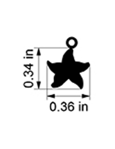 Ciondolo Stellina in oro rosa e 13...