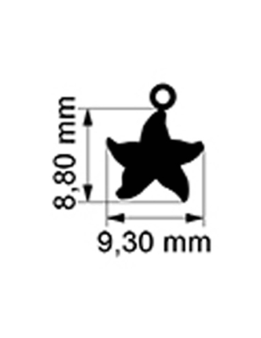 Ciondolo Stellina in oro rosa e 13...