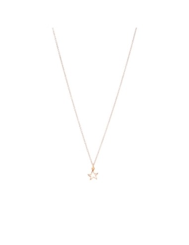 Ciondolo Stellina in oro rosa e...