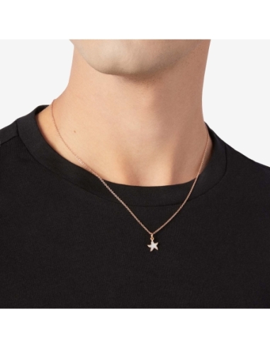 Ciondolo Stellina in oro rosa e...