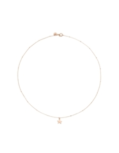 Collana in oro rosa e...