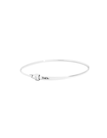 Bracciale bangle Essentials con stopper in argento
