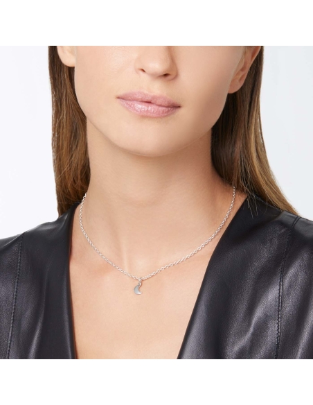 Collana Essentials in argento con anello brisè