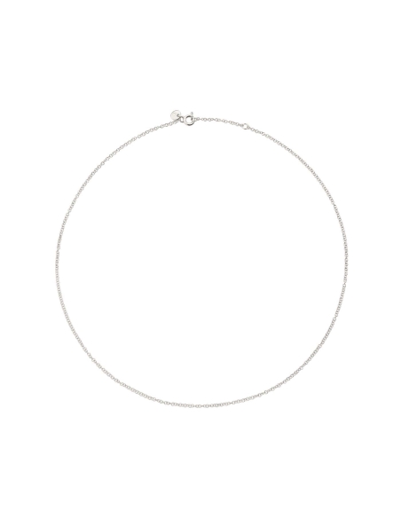 Collana Essentials in oro bianco