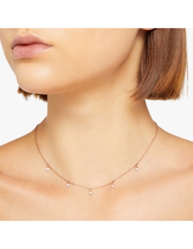 Collana Essentials in oro rosa con...