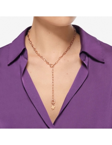 Collana Essentials in argento dorato...