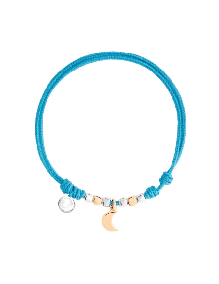 Bracciale con ciondolo luna modello mini con mini Granelli