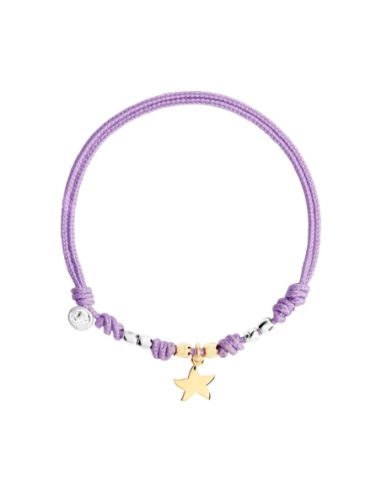 Bracciale con ciondolo stellina modello mini con mini Granelli