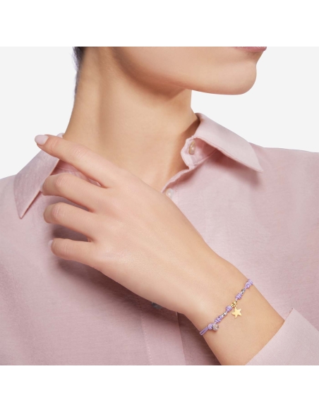 Bracciale con ciondolo stellina modello mini con mini Granelli