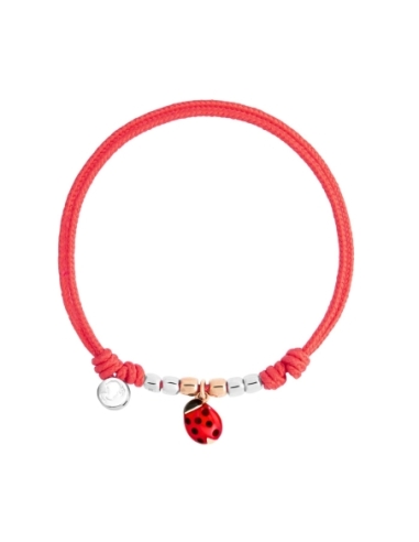 Bracciale con ciondolo coccinella...